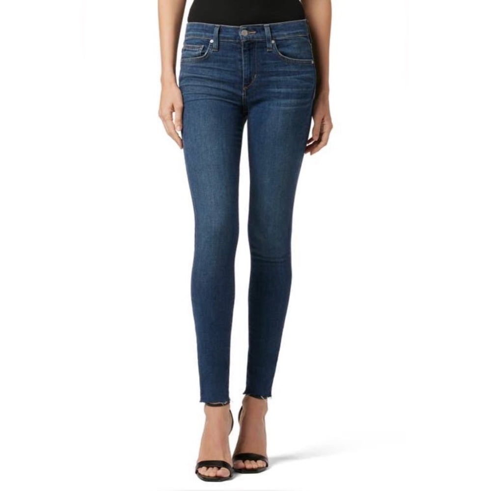 J Brand 912 Ink Raw Hem Pencil Leg Jeans